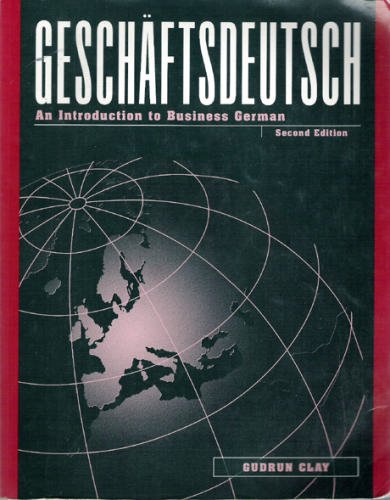 Book Cover Geschaftsdeutsch: An Introduction to Business German