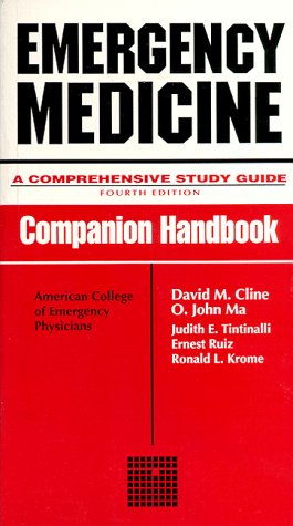 Book Cover Emergency Medicine: A Comprehensive Study Guide 4/e, Companion Handbook