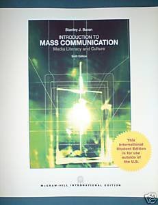 Book Cover Introduction to Mass Communication: Media Literacy and Culture
