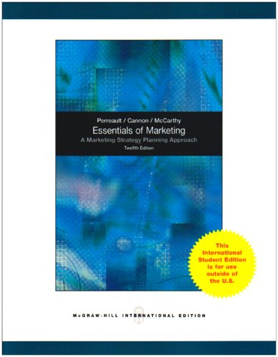 Book Cover Essentials of Marketing