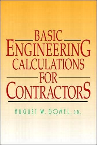 Book Cover Basic Engineering Calculations for Contractors