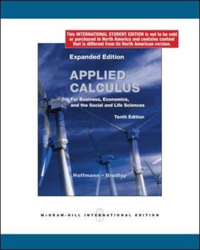 Book Cover Applied Calculus for Business, Economics, and the Social and Life Sciences.
