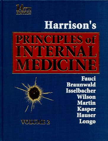 Book Cover Harrison's Principles of Internal Medicine, 14th edition (Volume 2)