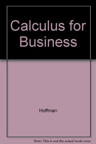 Book Cover Calculus for Business