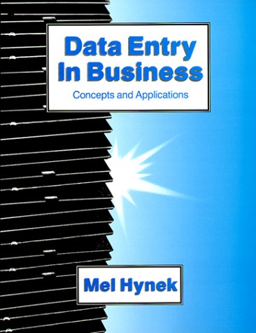 Book Cover Data Entry in Business: Concepts and Applications