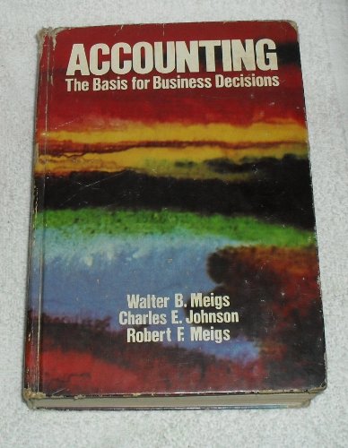 Book Cover Accounting, the basis for business decisions