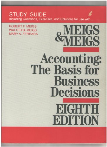 Book Cover ACCOUNTING: THE BASIS FOR BUSINESS DECISIONS
