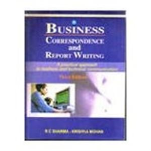Book Cover Business Correspondence And Report Writing: A Practical Approach To Business &Amp; Technical Communication