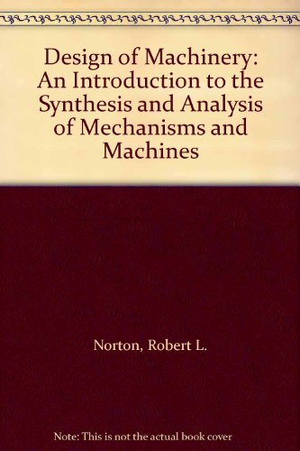 Book Cover Design of Machinery: An Introduction to the Synthesis and Analysis of Mechanisms and Machines