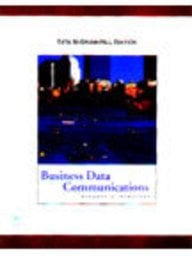 Book Cover Business Data Communications