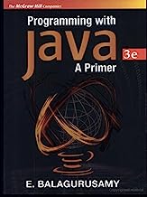 Book Cover PROGRAMMING WITH JAVA A PRIMER --2000 publication.