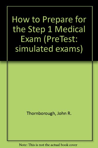 Book Cover How to Prepare for the Step 1 Medical Exam, 2/e