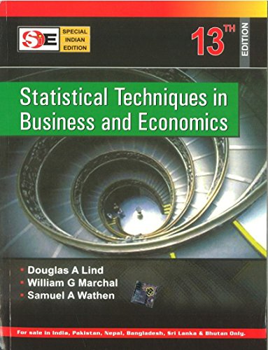 Book Cover Statistical Techniques in Business and Economics - 13th Edition
