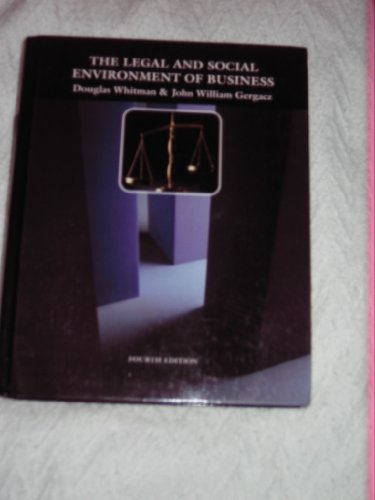 Book Cover The Legal and Social Environment of Business