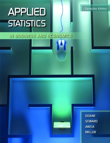 Book Cover Applied Statistics in Business and Economics, Canadian Edition