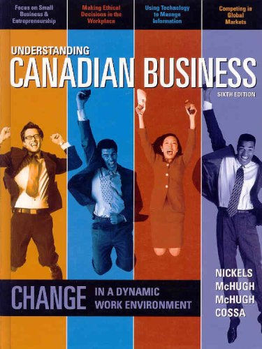 Book Cover Understanding Canadian Business