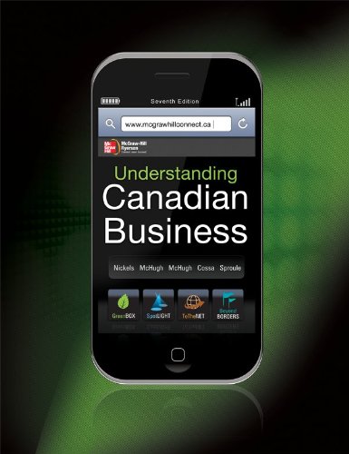 Book Cover Understanding Canadian Business, 7th Cdn Edition [Hardcover] by Nickels, William