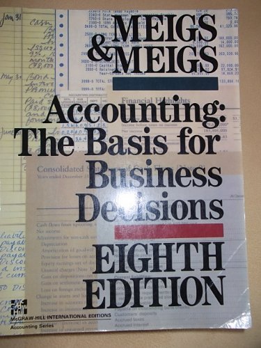 Book Cover Accounting the Basis for Business Decisions