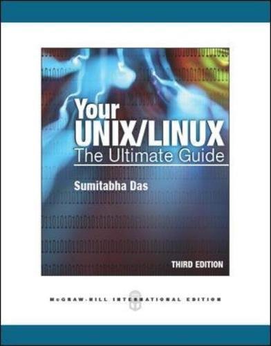 Book Cover Your UNIX/LINUX: The Ultimate Guide