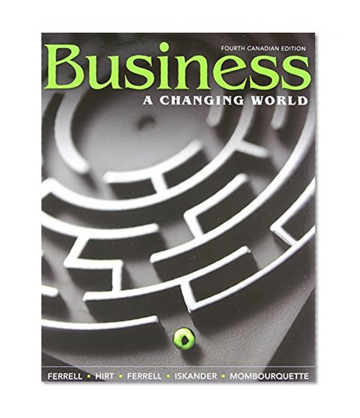 Book Cover Business: A Changing World with Connect Access Card, Fourth Canadian Edition