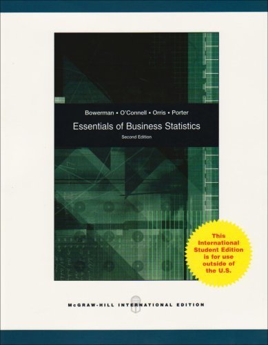 Book Cover Essentials of Business Statistics