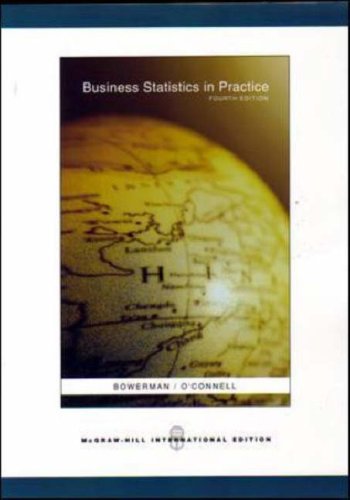 Book Cover Business Statistics in Practice