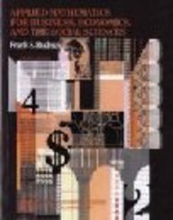 Book Cover Applied Mathematics for Business, Economics, and the Social Sciences