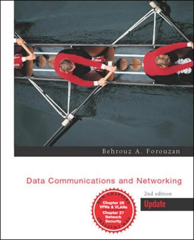 Book Cover Data Communications and Networking Update (Computer Science)