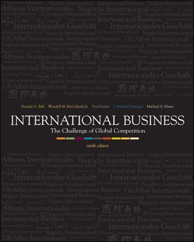 Book Cover International Business: The Challenge of Global Competition