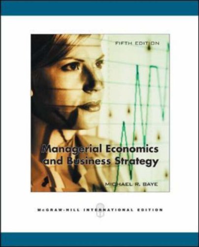 Book Cover Managerial Economics and Business Strategy: With Data Disk