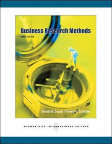 Book Cover Business Research Methods (McGraw-Hill/Irwin Series. Operation)