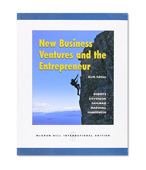 Book Cover New Business Ventures and the Entrepreneur Sixth International Paperback Edition