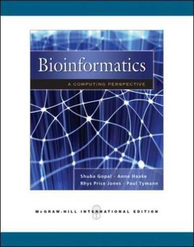 Book Cover Computing in BioInformatics