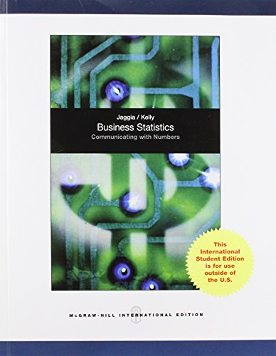 Book Cover Business Statistics: Communicating with Numbers