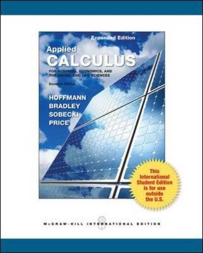 Book Cover Applied Calculus: For Business, Economics, and the Social and Life Sciences (College Ie Overruns)