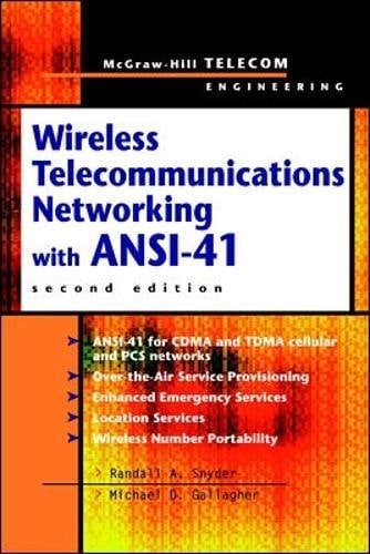 Book Cover Wireless Telecommunications Networking with ANSI-41