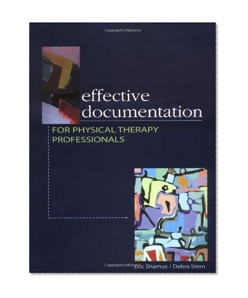 Book Cover Effective Documentation for Physical Therapy Professionals