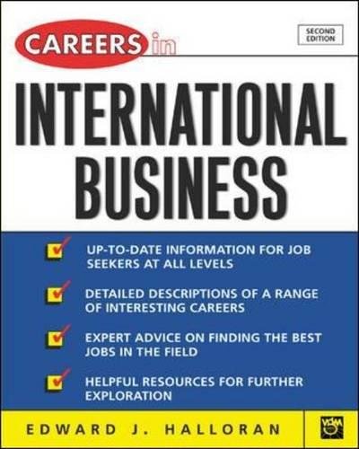 Book Cover Careers in International Business