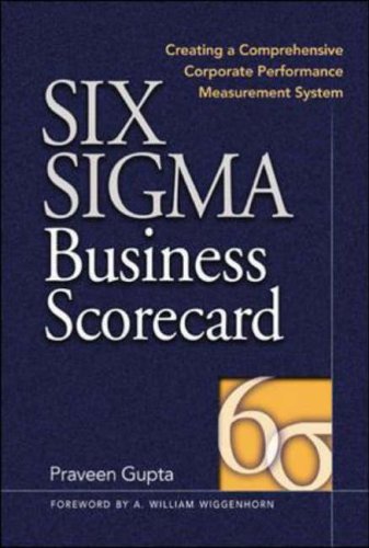 Book Cover Six Sigma Business Scorecard : Creating a Comprehensive Corporate Performance Measurement System
