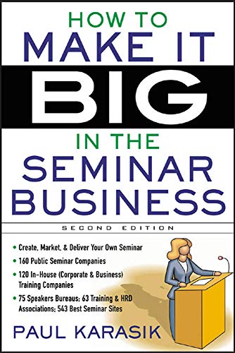 Book Cover How to Make it Big in the Seminar Business