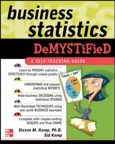 Book Cover Business Statistics Demystified