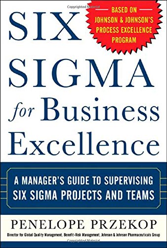 Book Cover Six Sigma for Business Excellence
