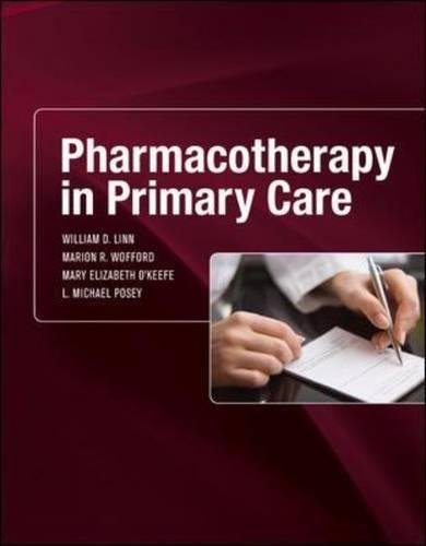 Book Cover Pharmacotherapy in Primary Care