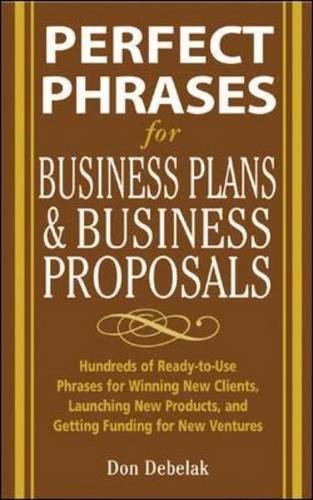 Book Cover Perfect Phrases for Business Proposals and Business Plans (Perfect Phrases Series)
