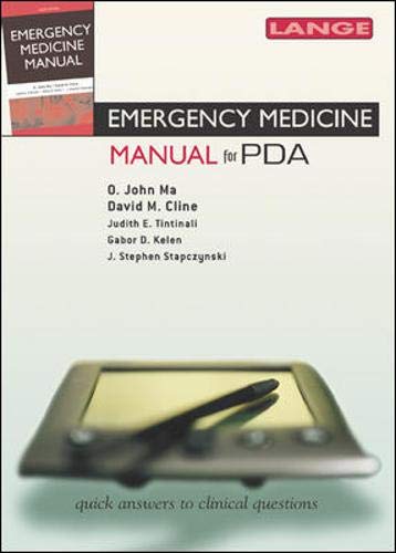 Book Cover Emergency Medicine Manual 6e for the PDA (Mobile Consult)