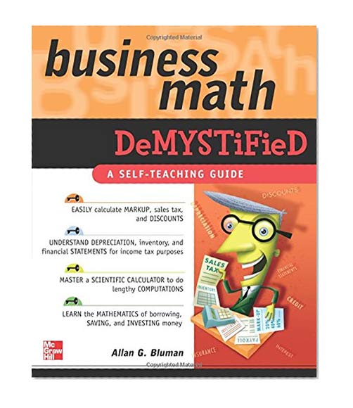 Book Cover Business Math Demystified