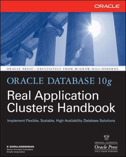Book Cover Oracle Database 10g Real Application Clusters Handbook (Oracle Press)