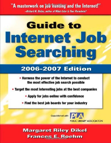 Book Cover Guide to Internet Job Searching 2006-2007
