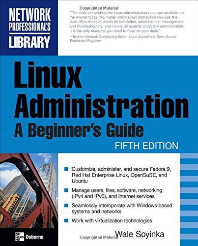 Book Cover Linux Administration: A Beginner's Guide, Fifth Edition