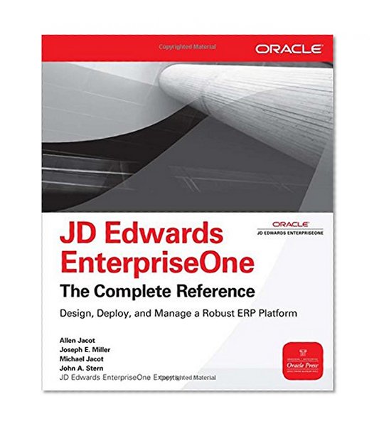 Book Cover JD Edwards EnterpriseOne, The Complete Reference (Osborne ORACLE Press Series)